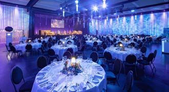 Rhypark gala dinner setup